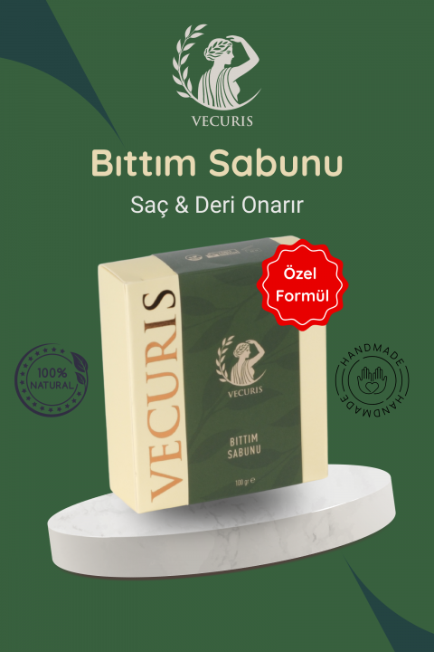 Dökülme Karşıtı Bıttım Sabunu | Bıttım Yağı, Shea Yağı | Doğal Sabun