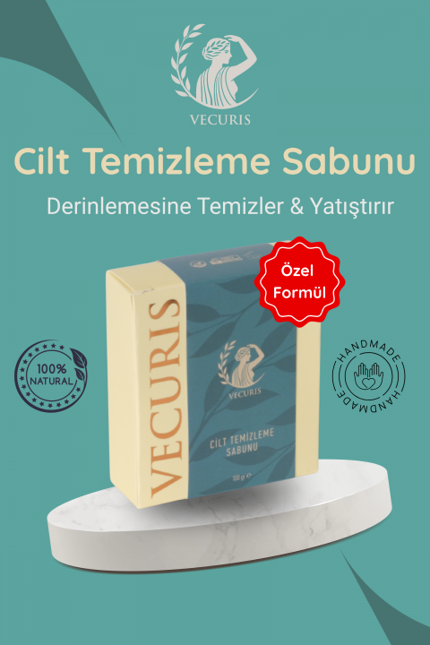 Hassas Arındırıcı Cilt Temizleme Sabunu | Vitamin B5, Allantoin | Doğal Sabun