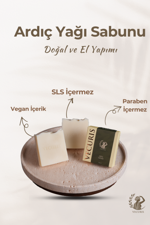 Akne ve Kepek Karşıtı Ardıç Sabunu | Doğal Ardıç Yağı | Doğal Sabun