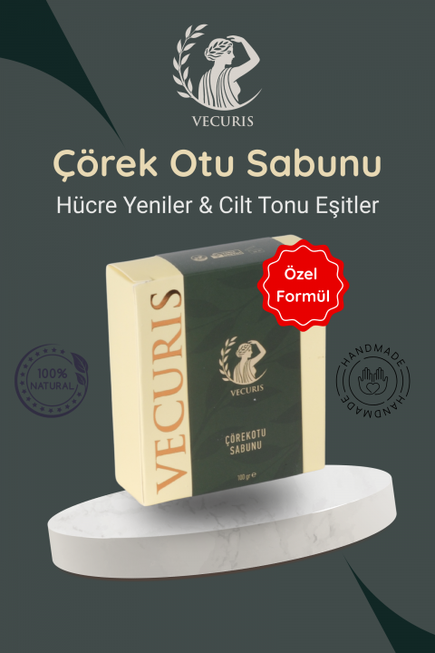 Cilt Koruyucu Çörek Otu Sabunu | Soğuk Sıkım Çörek Otu Yağı | Doğal Sabun