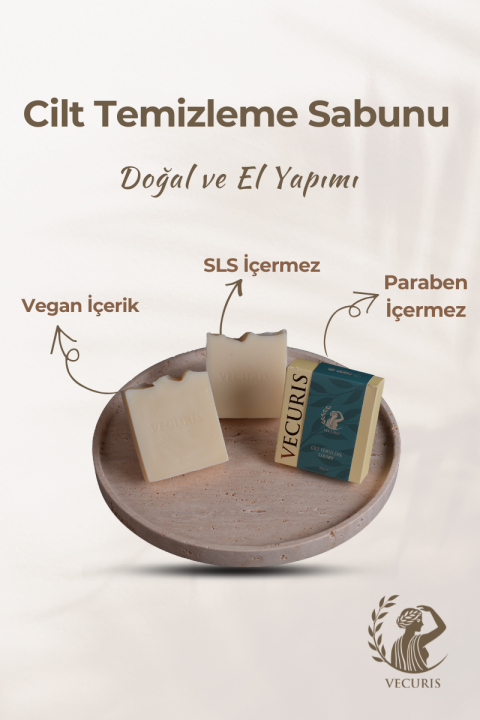 Hassas Arındırıcı Cilt Temizleme Sabunu | Panthenol (B5), Allantoin | Doğal Sabun