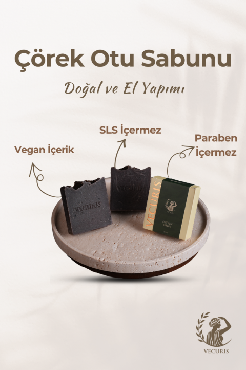 Cilt Koruyucu Çörek Otu Sabunu | Soğuk Sıkım Çörek Otu Yağı | Doğal Sabun