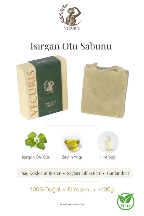 Hacim Verici Isırgan Otu Sabunu | Isırgan Otu Ekstraktı | Doğal Sabun
