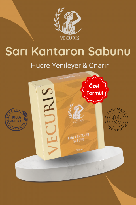 Hücre Yenileyici Sarı Kantaron Sabunu | Sarı Kantaron Yağı | Doğal Sabun