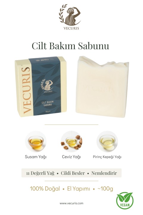 Multivitamin Etkili Cilt Bakım Sabunu | A, C,E Vitaminleri | Doğal Sabun